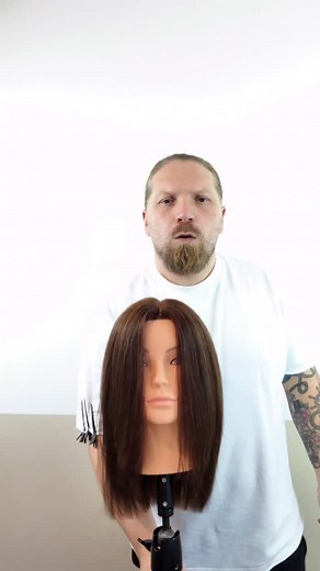 2.8K views · 1.2K reactions | This will instantly make your face frame lighter and easier to style. Often the shape you create around the face can sit heavy and be difficult to style. Removing weight from this area by elevating the hair to cut it and using a point cutting technique will change everything for you and your client. | Alex Walker | Facebook