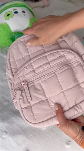 Soft, chic, and surprisingly spacious — this mini backpack goes with everything 💗 #aestheticbag