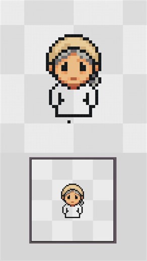 Female village elder in Aseprite