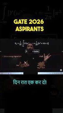 GATE 2026 | Future Engineer Alert 🔔 #gate2026 #gate2026preparation #adityasir