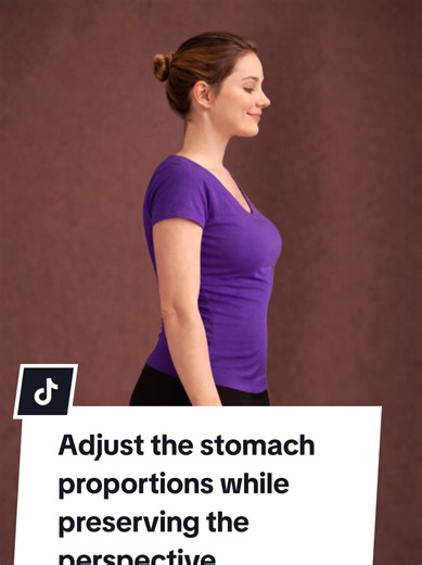 Adjusting Stomach Proportions in Photoshop
