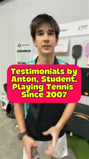 Kid Chan | Hear what Anton says. Tennis player since 2017, learned a lot in just 2 hours. If you’re a tennis player wanting to learn pickleball... | Instagram
