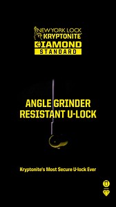 The NEW ANGLE GRINDER RESISTANT New York Diamond Standard available now! With a 26mm DIAMOND COATED double layered steel shackle and DOUBLE DEADBOLT design, the New York Diamond Standard resists sustained ANGLE GRINDER ATTACKS and is SOLD SECURE POWERED CYCLE DIAMOND rated making it the ULTIMATE SECURITY choice. Protect what you value with PREMIUM products from a MARKET LEADING brand! | KRYPTONITE | Facebook