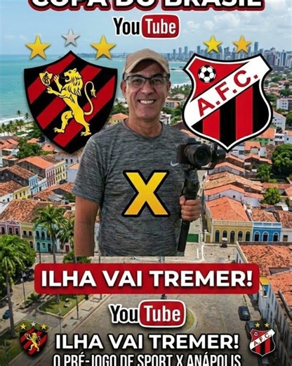 🔴LINEUP! 🦁 SPORT X ANÁPOLIS LIVE | BRAZIL CUP | IRL