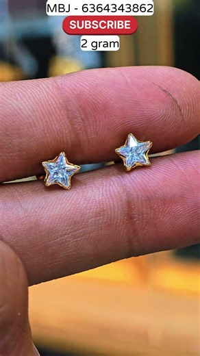 Exclusive 2 gram gold ear studs for men #gold #earrings #shorts #viral