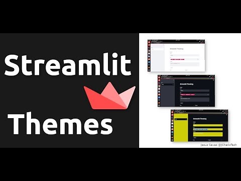 Streamlit Themes & How to Customize Streamlit Apps