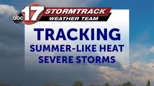 Tracking hot temperatures tomorrow, severe storms midweek