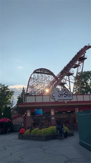 Flashback Coasters ENTIRE layout! #themepark #sixflags #rollercoasters #ride #newengland #thrill