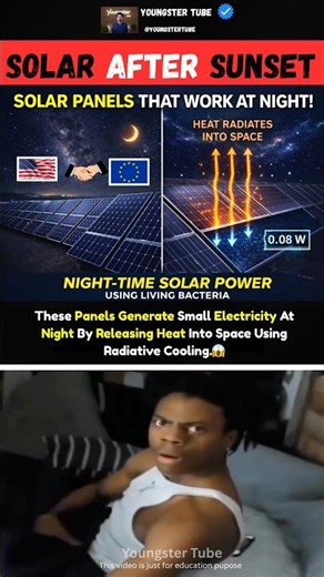 😱🔥Solar Panels That Work at Night? This New Tech Just Proved It 🌙⚡