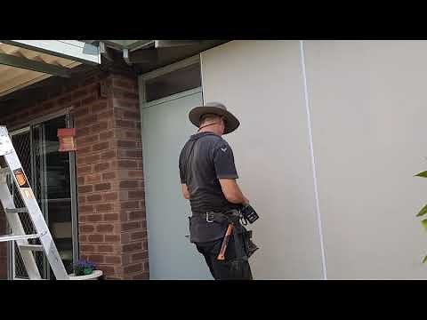 How to install fibre cement board to a stud wall