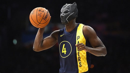 When Victor Oladipo pulled out the Black Panther mask for the dunk contest in 2018 and made the crowd go crazy