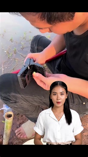 8.7K views · 22 reactions | មិនដែលបានដឹងទេ! បុរសម្នាក់នេះពិតជាចម្លែកដល់ហើយ តោះមកមើលវិធីស្ទូចត្រីរបស់គាត់បន្តិចមើល ដឹងតែប្លែកភ្នែកទៀតហើយ  | Great View | Facebook