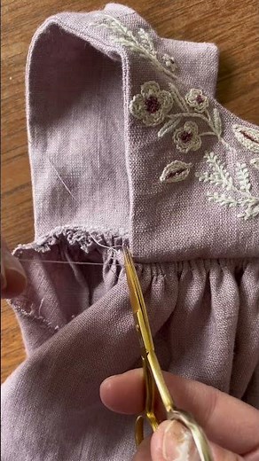 The Making of an Heirloom Dress | The slow, mindful sewing of an embroidered dress for a little girl