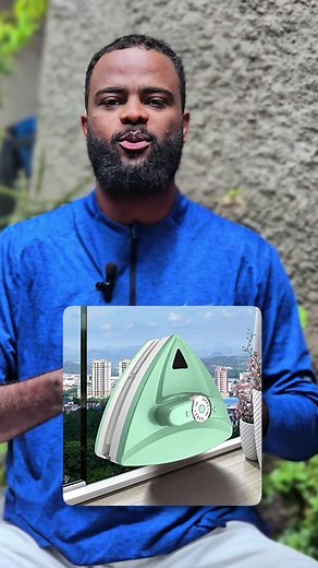 የመስታወት ማፅጃ #double #sided #magnetic #window #cleaner