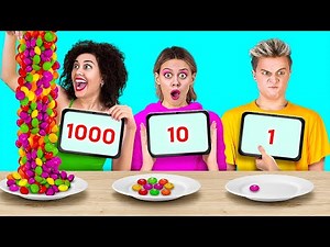 100 LAYERS FOOD CHALLENGE! || 100 Layers of Things by 123 GO! GOLD