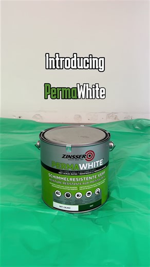 Introducing... PermaWhite. Our best interior mould-resistant paint has a new look, but the same power you know and love💪 #zinsser#zinssereurope #permawhite #zinsserpermawhite #mould #mouldresistant #mouldresistantpaint #paint #professionalpainter