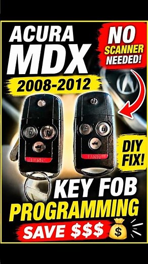 Acura MDX Key Fob DIY Fix! Save $$$ 💰