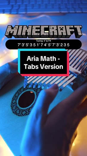Aria Math - Minecraft (C418) Kalimba Cover - Tabs and Tutorial #minecraft #c418 #minecraftmusic #kalimbacover #kalimbamusic #kalimbatabs #kalimbatutorial #ariamath