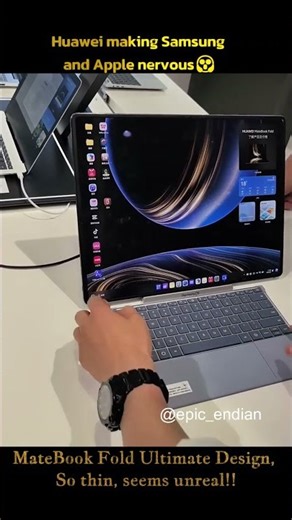 Huawei has unveiled the MateBook Fold Ultimate Design