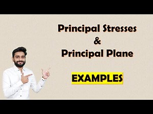 Principal Stresses and Principal Plane Numerical Problem | Example 1