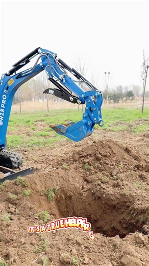 No Need to Hire Help | RIPPA R18 Mini Excavator for Trenching & Home Construction #Shorts #rippa