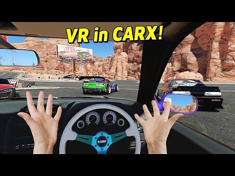 This is what CarX in VR looks like...