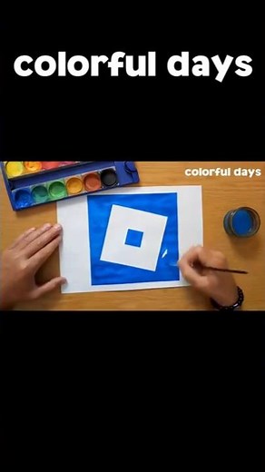 ROBLOX logo painting