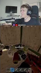 PORT A FORT, BUT IN RUST😲 #gevad1ch #twitch #rust #rustsolo #solorust #shorts