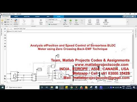 Analysis of Position and Speed Control of Sensorless BLDC Motor using Zero Crossing Back-EMF