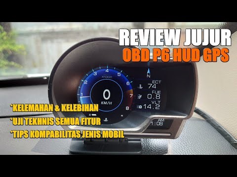 Review Jujur P6 HUD OBD GPS – Speedometer Digital Mobil, Layak Beli?