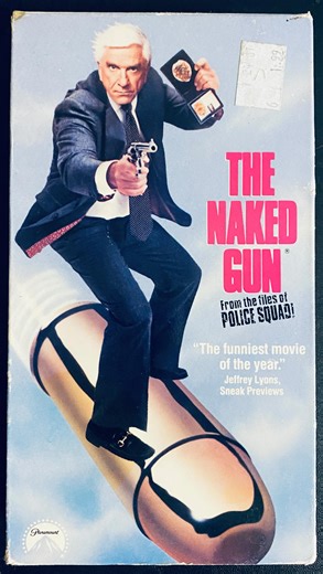 David Schumann on Instagram: "“Nice beaver!” THE NAKED GUN is up there with AIRPLANE! as my favorite spoof movie. There are so many jokes I didn’t get as a kid but I still thought it was hilarious. In the book, Don’t Call Me Shirley about the making of AIRPLANE!, the Zuckers talk about how their (at the time) revolutionary idea was to cast serious actors like Leslie Nielsen and Robert Stack in the lead roles. They thought the movie would be funnier than if the lines were delivered by comedians. 