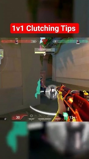 1v1 clutching tips #valorant #deathraider #gaming