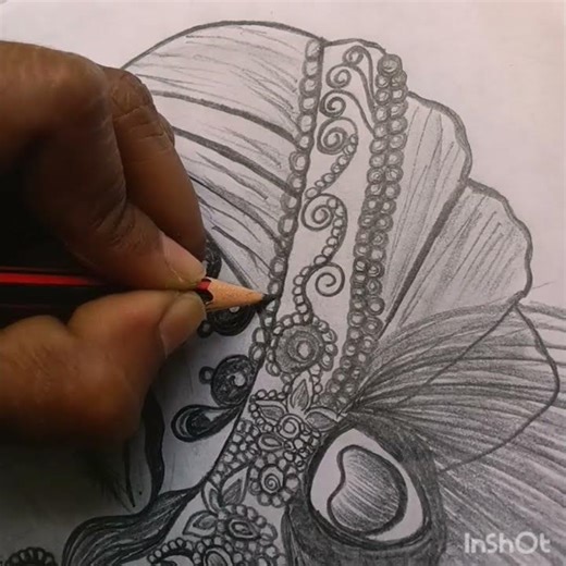 Beautiful krishna ji sketch/very beautiful krishna ji drawing/krishna ji ki beautiful sketch