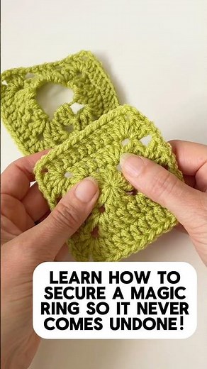How To Stop a Magic Ring Coming Undone #crochet #shortscrochet #crocheting
