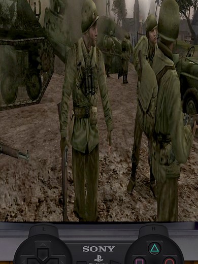 Call of Duty 2 Big Red One Gameplay on PS2