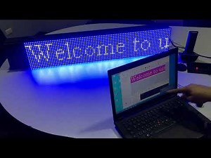 ANUNCIO DE LED PROGRAMABLE MEDIANTE USB SOFTWARE CITSA DIGITAL