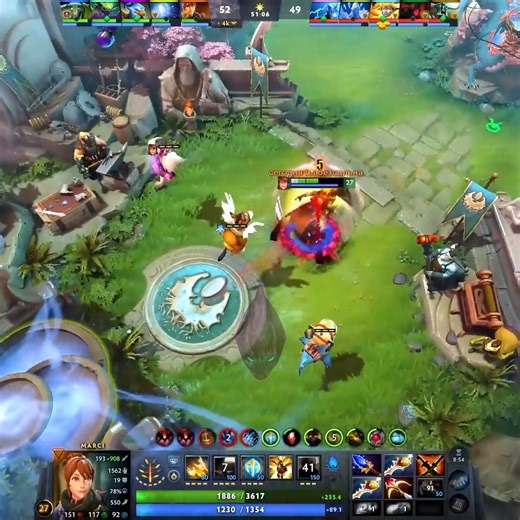 Marci Goes Full Carry CRIT Build in 7.39c Dota 2! #Dota2 | DotaSpectre