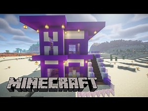 Minecraft Creative Build | How to Make a Purple House (Step-by-Step Tutorial)