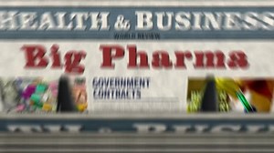 Animated Newspaper Headline Scroll for Health and Business News