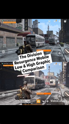 The Division Resurgence Mobile Low & High Graphic Comparison #thedivisionresurgence #thedivision