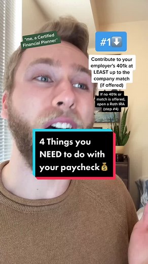 Maximize each paycheck💰🧠 #money #learnontiktok #moneytok #investing