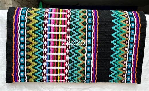 Western Show Saddle Pad – Colorful Navajo Horse Blanket for Rodeo, Barrel Racing & Ranch Riding | USA Arena Showpad - Etsy