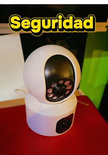 Cámara de vigilancia con sensor de movimiento, visión nocturna, alarma, habla y escucha control total desde la app, sin ángulo muerto #camara #vigilancia #seguridad #hogar #camaradeseguridad