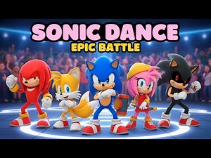 Sonic the Hedgehog Dance Challenge 🎶 Sonic Version 🎵