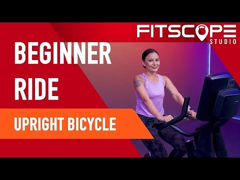 20 Minute Beginner Upright Bike Workout: Stationary Bike Rhythm Ride | Fitscope Studio