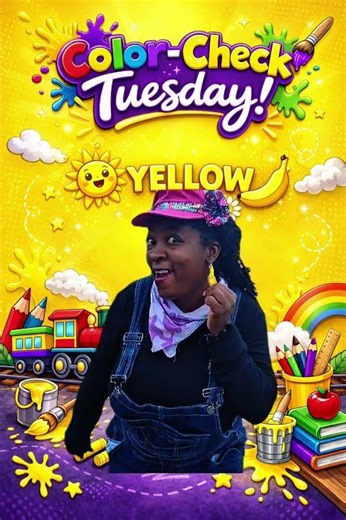 Color Check Tuesday 🟡 | Learn YELLOW for Kids | Colors for Preschoolers