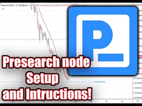 Presearch node setup and install!
