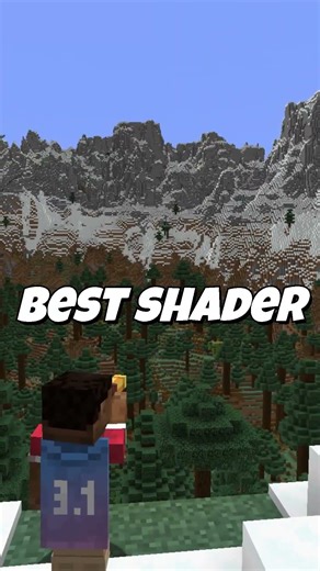 BEST SHADER MINECRAFT 🎮🚀 #bestshaders #minecraft #shorts