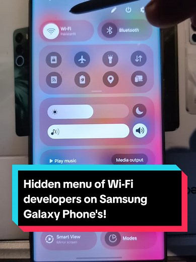 Unlocking Samsung Galaxy's Wi-Fi Developer Settings