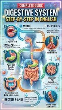 Complete Digestive System Explained | How Food Is Digested in the Human Body | 3D Animation #shorts